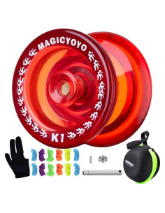 Yoyo MAGICYOYO K1 Rojo para Niños y Principiantes