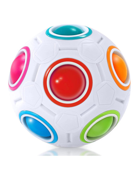 Bola de Rompecabezas Arcoíris Vdealen 7 cm Juguete Fidget