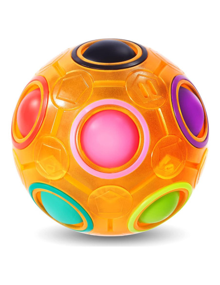 Bola de Rompecabezas Mágica Vdealen 7 cm Color Naranja