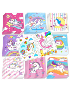 24 Libros de Colorear Unicornio Lionoble 13x18 cm para Niños