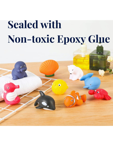 Juguetes de Baño XY-WQ Animales Marinos 9 Piezas