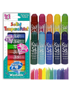 Kwik Stix Pintura Tempera Sólida 10 Colores Joyas