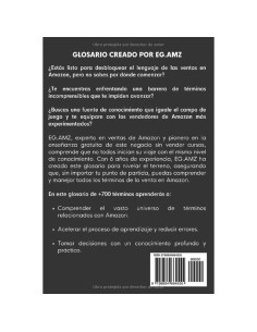 DE MISTERIO A MAESTRO: GLOSARIO DE TÉRMINOS PARA VENDER EN AMAZON (Spanish Edition) 2