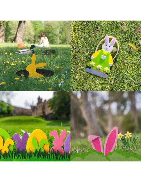 40 Hojas de Fieltro Loyisal 10.16cm x 10.16cm Colores Variados