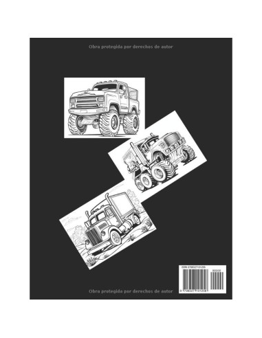 LIBRO PARA COLOREAR: Monster Truck & Carros.Libro de colorear para niños (Spanish Edition)