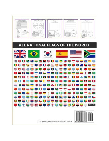 Viaje alrededor del mundo - Monumentos y más: 'Libro para colorear para pequeños exploradores' (Spanish Edition)