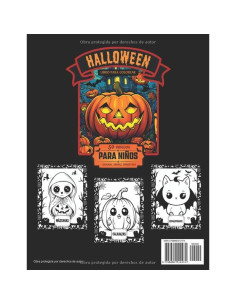 Halloween libro para colorear 50 dibujos para niños: Grande, simple y divertido (Spanish Edition) 2