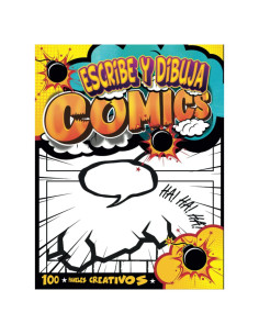 Cuaderno de Cómics en Blanco 100 Tableros A4 Tapa Blanda