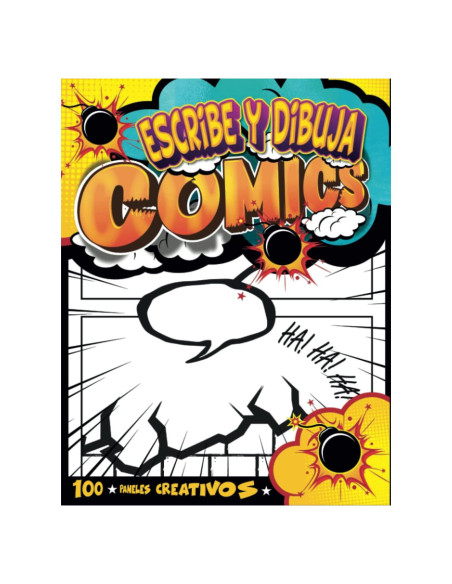 Cuaderno de Cómics en Blanco 100 Tableros A4 Tapa Blanda