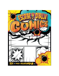 Cuaderno de Cómics en Blanco Dibuja Tus Propios Cómics A4