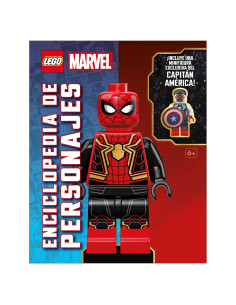 LEGO Marvel Enciclopedia de personajes (Character Encyclopedia): Con una minifigura exclusiva de LEGO Marvel (Spanish Edition)