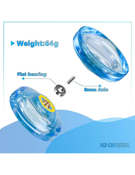 MagicYoyo K2 Paquete 2 Yoyos Responsivos para Niños