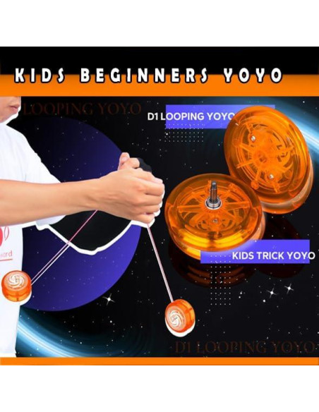 Yo-Yo MAGICYOYO D1 Responsivo para Niños + 3 Cuerdas - Naranja
