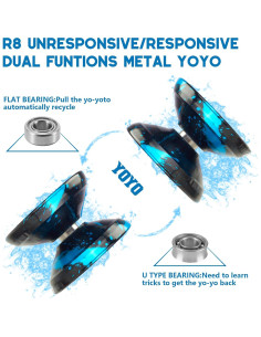 Yoyo WATIEOBOO R8 Responsivo y No Responsivo 9cm 2