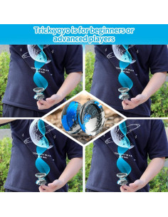 Yoyo WATIEOBOO R8 Profesional de Metal con Accesorios 2