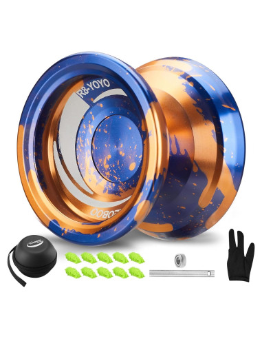 Yoyo Profesional WATIEOBOO R8 Azul y Oro para Niños