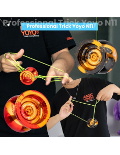 Yoyo Profesional MAGICYOYO N11 - Paquete de 2 Metálicos 2