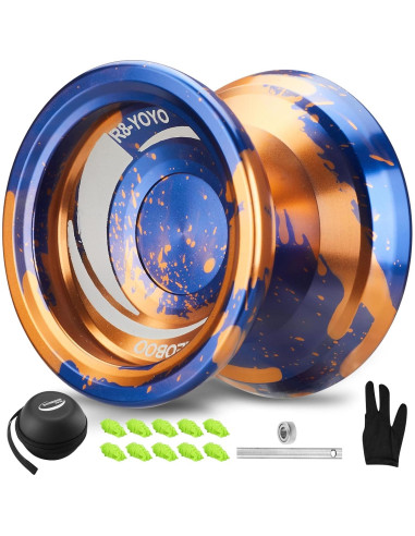 Yoyo Profesional WATIEOBOO R8 Azul y Oro para Niños