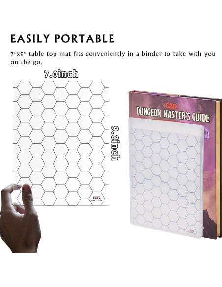 Conjunto de 2 Tapetes de Juego CZYY Hexagonales 17,8x17,8 cm