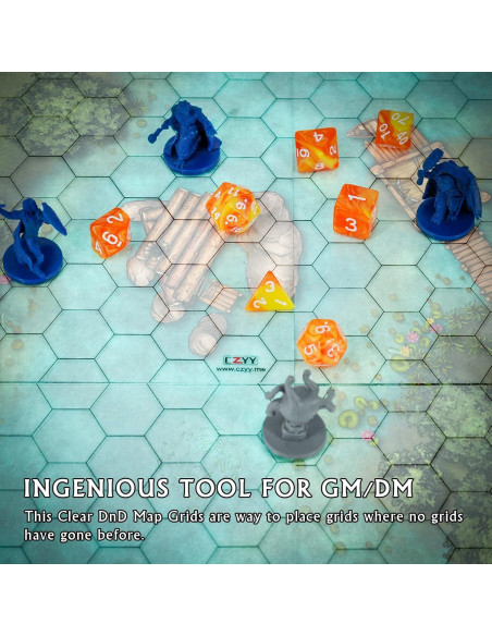 Conjunto de 2 Tapetes de Juego CZYY Hexagonales 17,8x17,8 cm