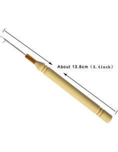 6 Agujas de Gancho para Extensiones de Cabello YANTAISIYU 2