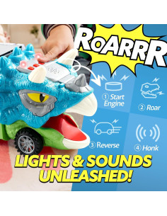 Camión Transportador Joyin Triceratops 13 en 1 con Coches 2