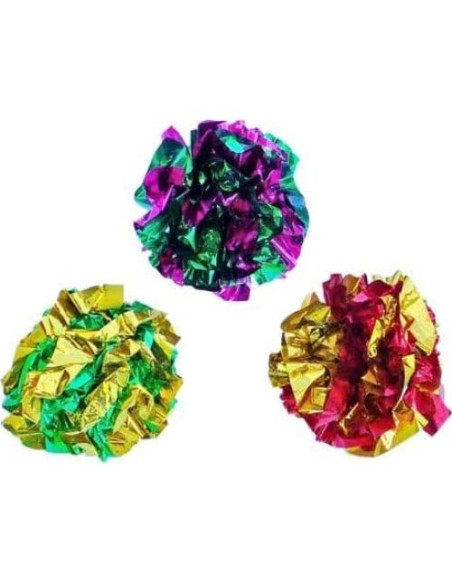 Pelotas de Juguete Arrugadas para Gatos PETFAVORITES 6 Pzas