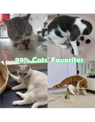 Pelotas de Juguete Arrugadas para Gatos PETFAVORITES 6 Pzas