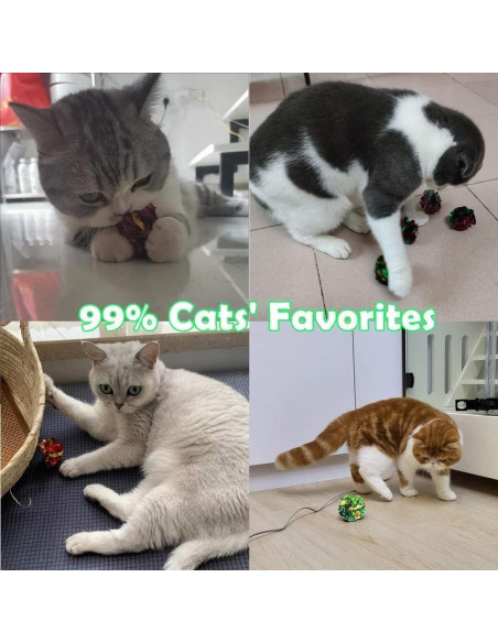 Pelotas de Juguete Arrugadas para Gatos PETFAVORITES 6 Pzas