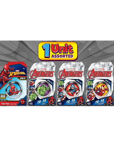 Yo-Yo JA-RU Marvel Superhéroes 10 cm para Niños