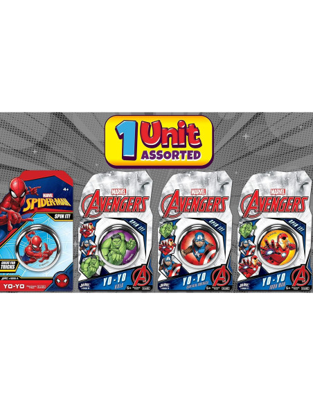 Yo-Yo JA-RU Marvel Superhéroes 10 cm para Niños