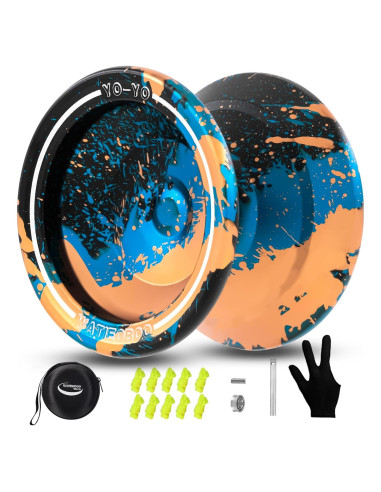 Yoyo Profesional WATIEOBOO M18 Metal 10 Cuerdas y Estuche
