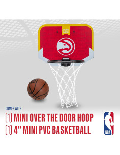 Aro de Baloncesto Mini Franklin Sports NBA Atlanta Hawks 2