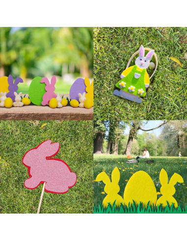 Kit de Hojas de Fieltro Loyisal 90PCS 10x10cm y 15x15cm Colores Surtidos