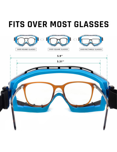 Gafas de Seguridad UKNOW Lente Clara Antiempañante