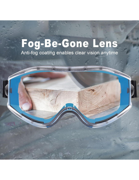 Gafas de Seguridad UKNOW Lente Clara Antiempañante