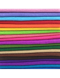 Hoja de Fieltro Acrílico 28pcs 30cm x 20cm Flic-Flac 2