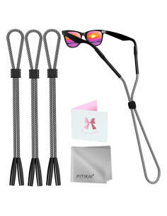 Paquete de 3 correas para gafas de sol ajustables - G01002