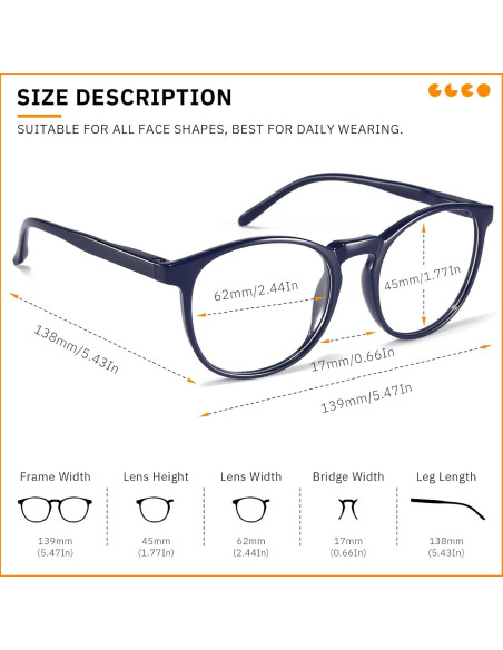 Gafas de Luz Azul IBOANN Iconic para Mujer - Protección UV400