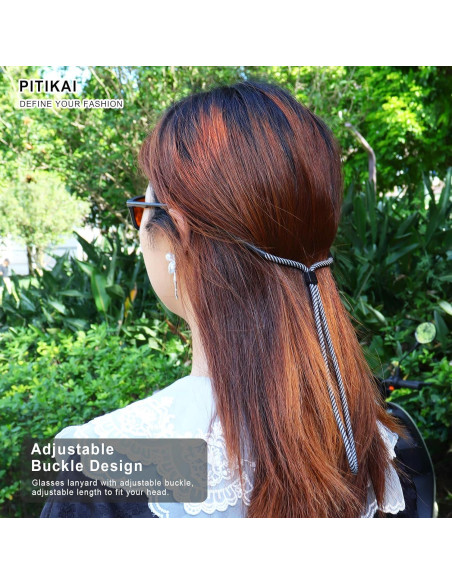 Paquete de 3 correas para gafas de sol ajustables - G01002 Paquete de 3 correas para gafas de sol ajustables - G01002