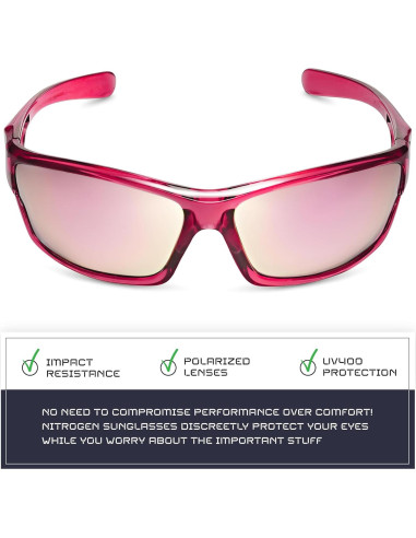 Gafas de sol deportivas Nitrogen polarizadas UV400 unisex