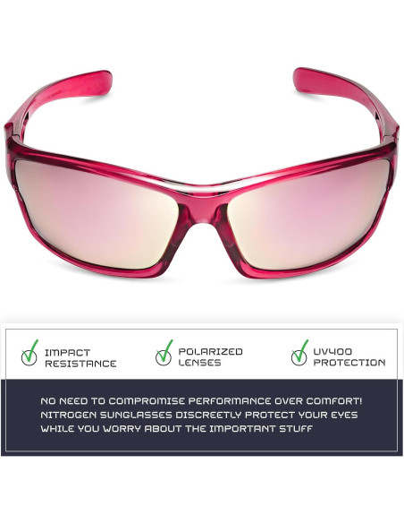 Gafas de sol deportivas Nitrogen polarizadas UV400 unisex