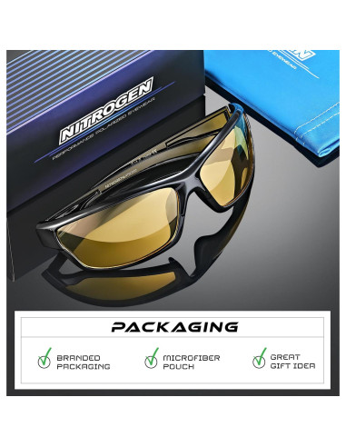 Gafas de sol deportivas Nitrogen polarizadas UV400 unisex