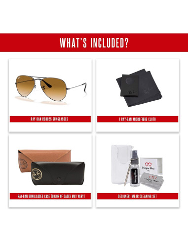 Gafas de sol Ray-Ban RB3025 Aviator Metal 62mm con kit iWear