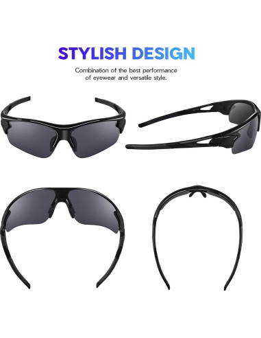 Gafas de Sol BEACOOL 7189 Polarizadas UV400 para Deportes