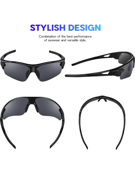 Gafas de Sol BEACOOL 7189 Polarizadas UV400 para Deportes Gafas de Sol BEACOOL 7189 Polarizadas UV400 para Deportes