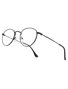 Gafas Redondas de Metal Vintage Anti Luz Azul 48mm