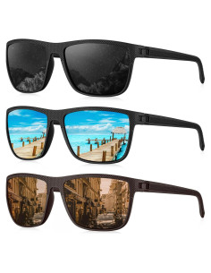 Gafas de sol KALIYADI polarizadas UV400 para hombres - 3 colores
