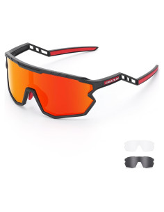 Gafas de sol deportivas GIEADUN con 3 lentes intercambiables
