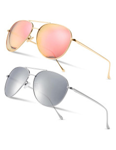 Gafas de sol oversized SUNGAIT - Lentes polarizados UV 100%